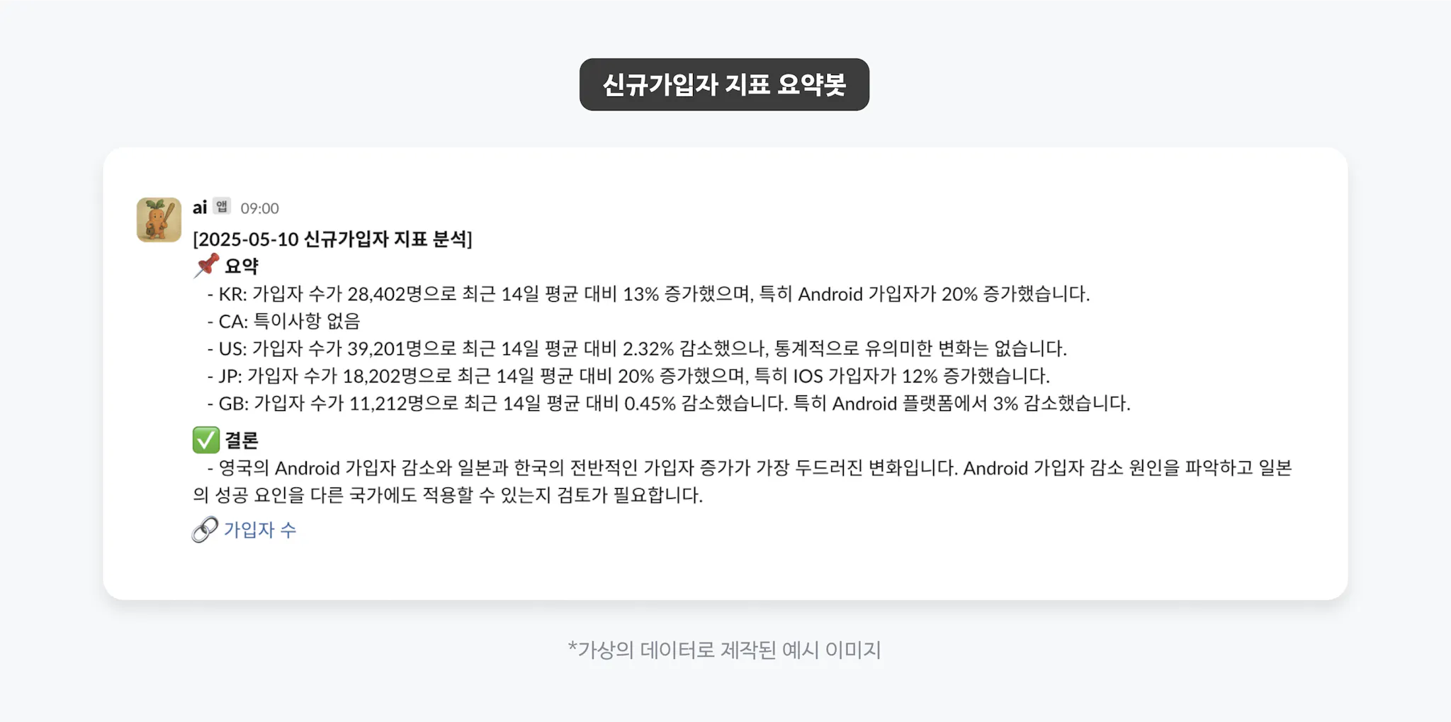 매일 아침 핵심 지표를 자동 정리하는 아이덴티티 서비스팀의 요약봇